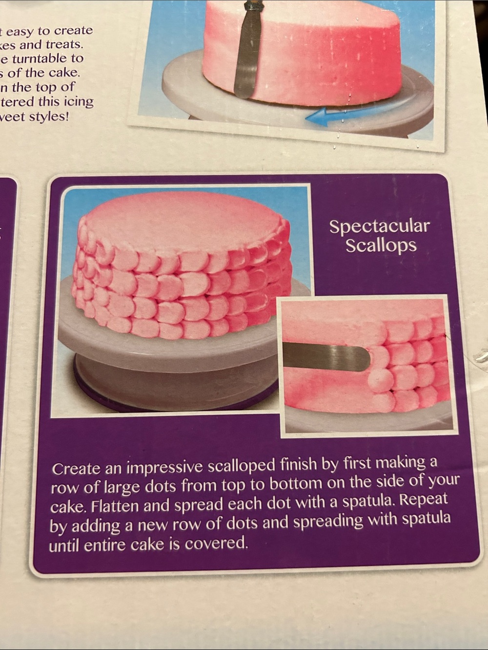 Pink Round Cake Turntable - Picture 3 of 4